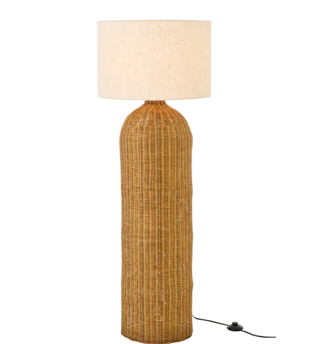 Lampa podłogowa CYLINDER 128 cm naturalna ercu*J-Line New