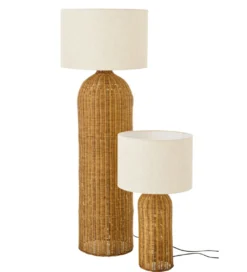 Lampa podłogowa CYLINDER 128 cm naturalna ercu*J-Line New