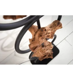 Lampa podłogowa Elit 147 cm czarna*Invicta Interior - przedsprzedaż Clearance