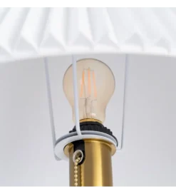Lampa podłogowa ETARAL 50 cm biało złota*Zona-Design New