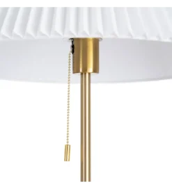 Lampa podłogowa ETARAL 50 cm biało złota*Zona-Design New
