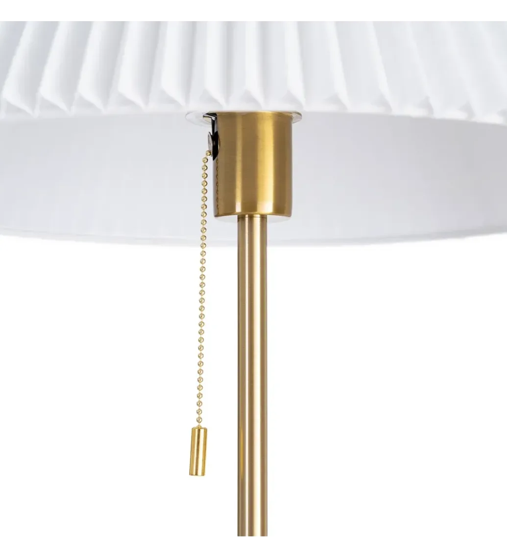 Lampa podłogowa ETARAL 50 cm biało złota*Zona-Design New