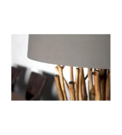 Lampa podłogowa Euphoria 175 cm szarobrązowa*Invicta Interior Best