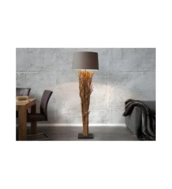 Lampa podłogowa Euphoria 175 cm szarobrązowa*Invicta Interior Best