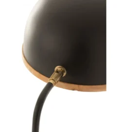 Lampa podłogowa EVY 130 cm czarna naturalna*J-Line