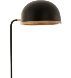 Lampa podłogowa EVY 130 cm czarna naturalna*J-Line