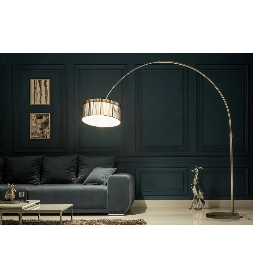 Lampa Podłogowa Extenso czarna*Invicta Interior New