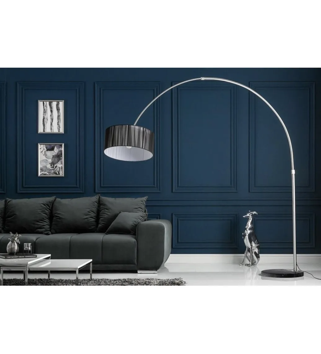 Lampa Podłogowa Extenso czarna*Invicta Interior New