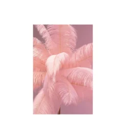 Lampa podłogowa FEATHER PALM 165 Cm Pióra różowa*KDesign Clearance