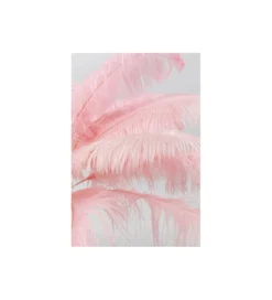 Lampa podłogowa FEATHER PALM 165 Cm Pióra różowa*KDesign Clearance