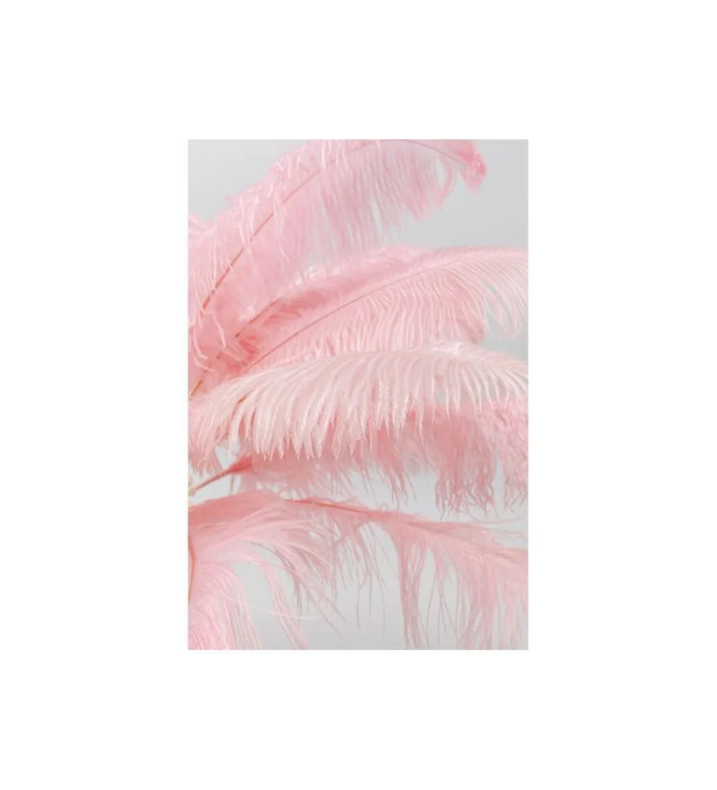 Lampa podłogowa FEATHER PALM 165 Cm Pióra różowa*KDesign Clearance