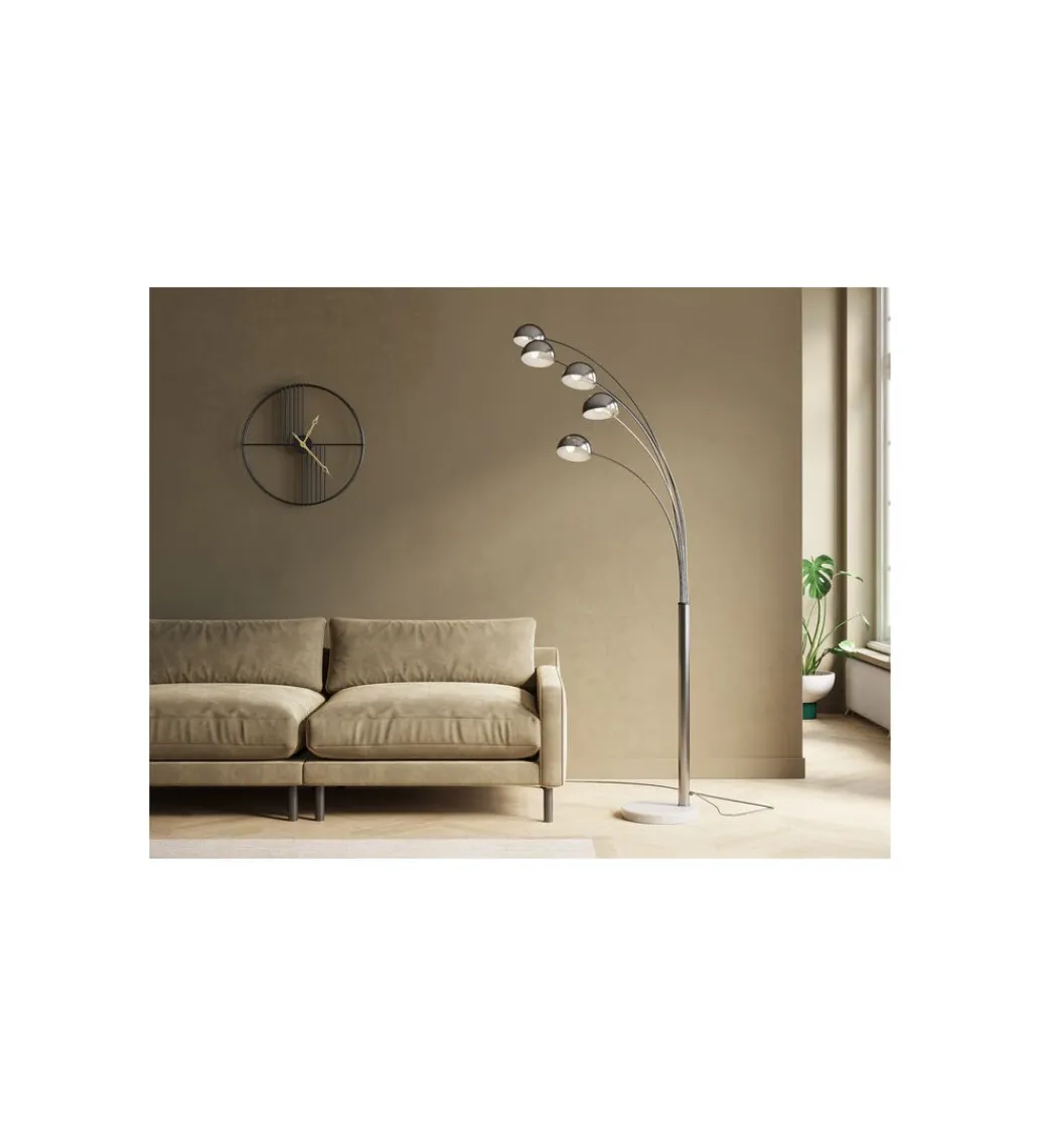Lampa podłogowa FIVE FINGERS 201 cm srebrna*KDesign Hot