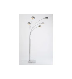 Lampa podłogowa FIVE FINGERS 201 cm srebrna*KDesign Hot