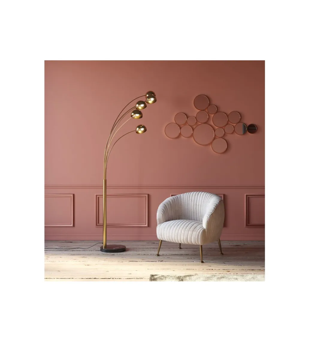 Lampa podłogowa FIVE FINGERS 215 cm złota*KDesign Discount