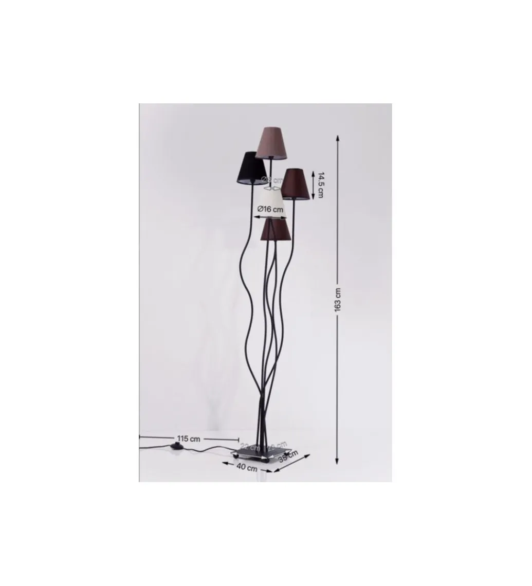 Lampa podłogowa FLEXBLE MOCCA CINQUE 163 cm*KDesign Outlet