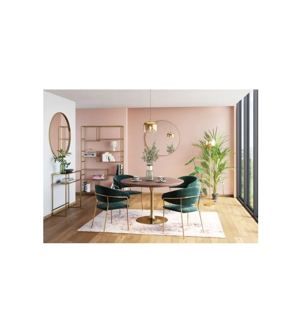 Lampa podłogowa Golden Goblet 160 cm złota*KDesign Outlet