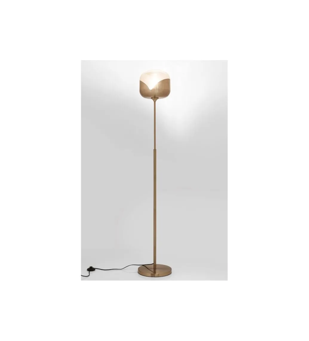 Lampa podłogowa Golden Goblet 160 cm złota*KDesign Outlet
