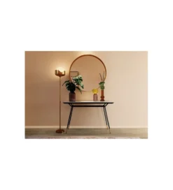 Lampa podłogowa Golden Goblet 160 cm złota*KDesign Outlet