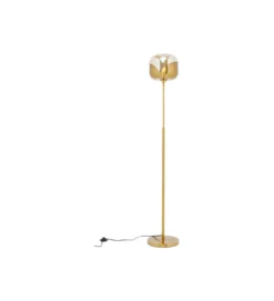 Lampa podłogowa Golden Goblet 160 cm złota*KDesign Outlet