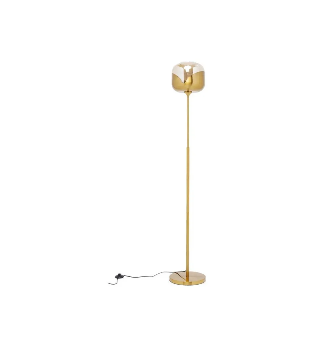 Lampa podłogowa Golden Goblet 160 cm złota*KDesign Outlet