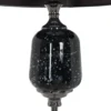 Lampa podłogowa HEMLA 156 cm szklana czarno szara*Zona-Design Online