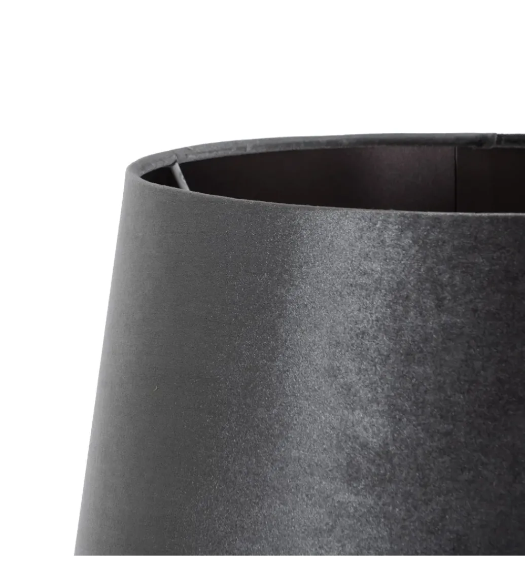 Lampa podłogowa HEMLA 156 cm szklana czarno szara*Zona-Design Online