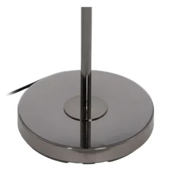 Lampa podłogowa HEMLA 156 cm szklana czarno szara*Zona-Design Online