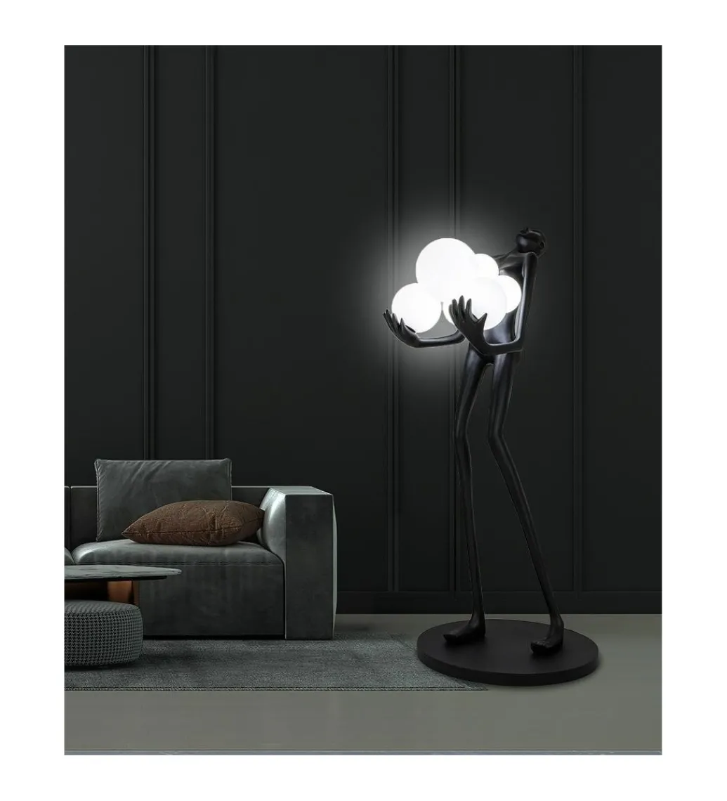 Lampa podłogowa HUMAN 180 cm czarna*Zona-Design Clearance