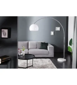 Lampa Podłogowa II Big Bow biała*Invicta Interior Clearance