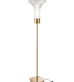 Lampa podłogowa KLER LED 155 cm złota*J-Line Online