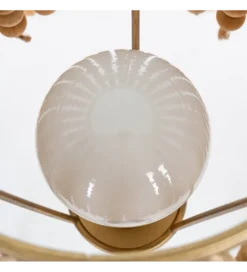 Lampa podłogowa KORGAL 152 cm naturalna złota*Zona-Design Online