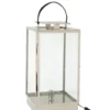 Lampa podłogowa LATARNIA 76 cm srebrna*J-Line Best