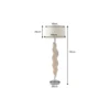 Lampa podłogowa LEAF 130 cm drewno teak*Invicta Interior Hot