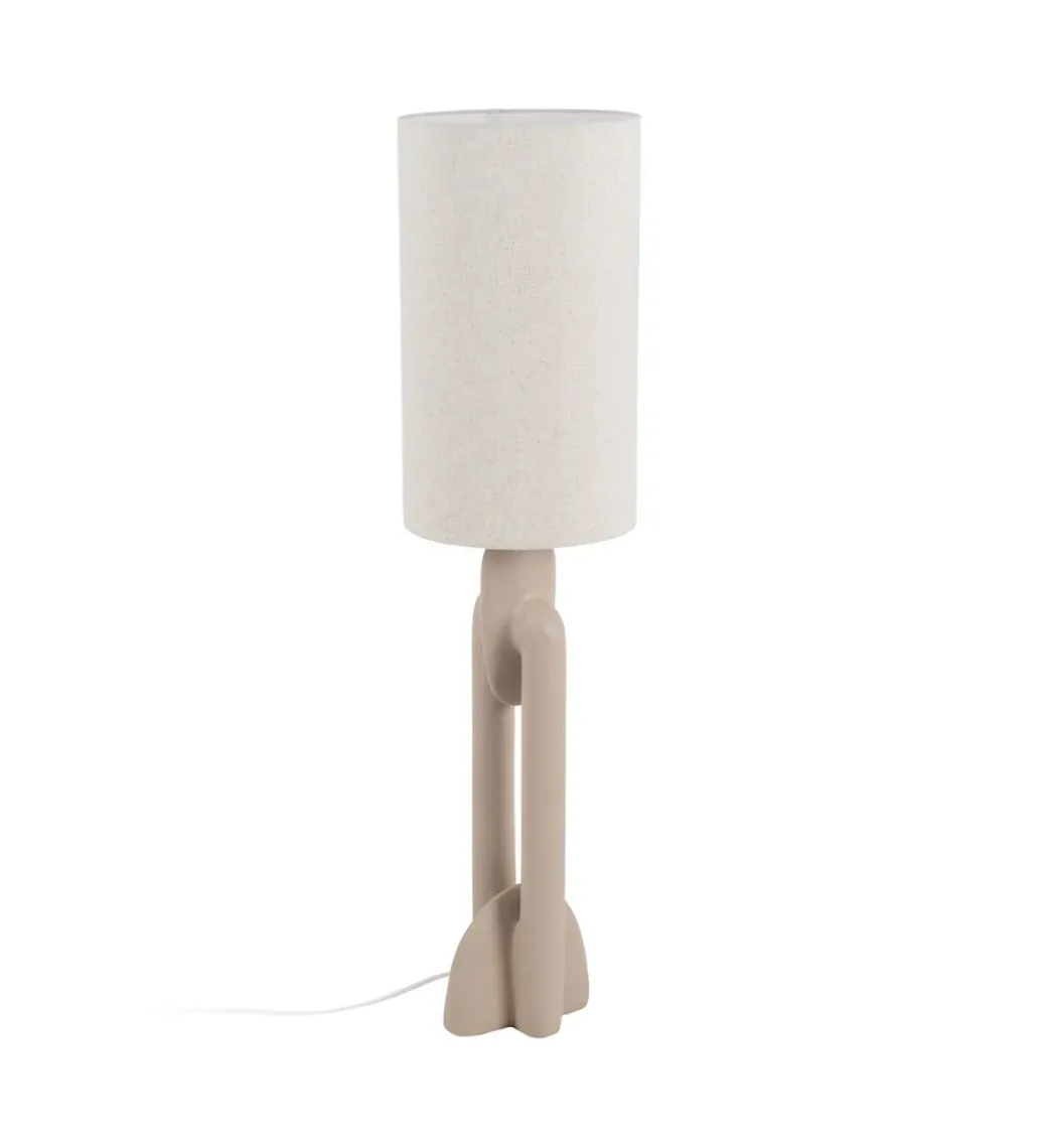 Lampa podłogowa LEKATU 142 cm kremowa*Zona-Design Outlet