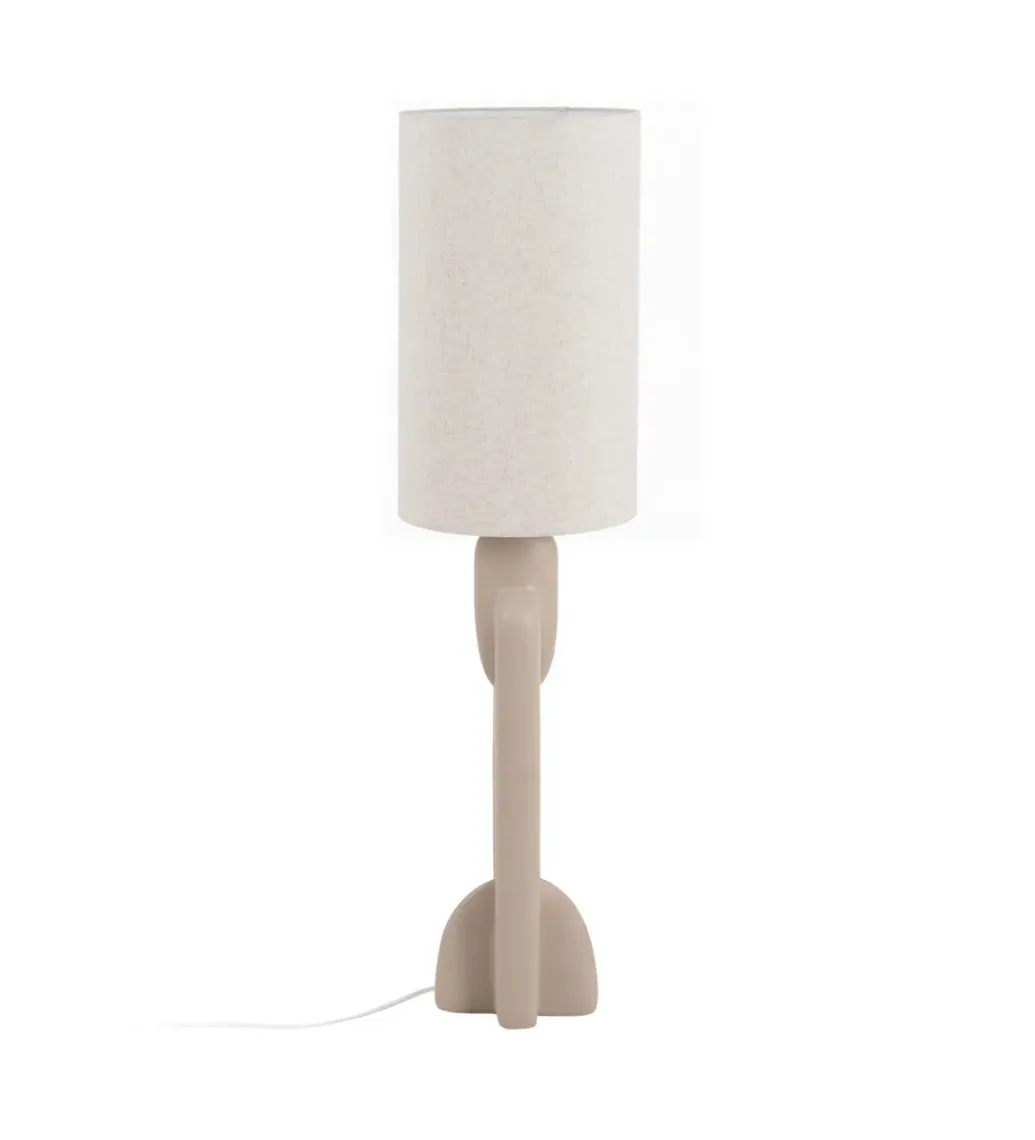 Lampa podłogowa LEKATU 142 cm kremowa*Zona-Design Outlet