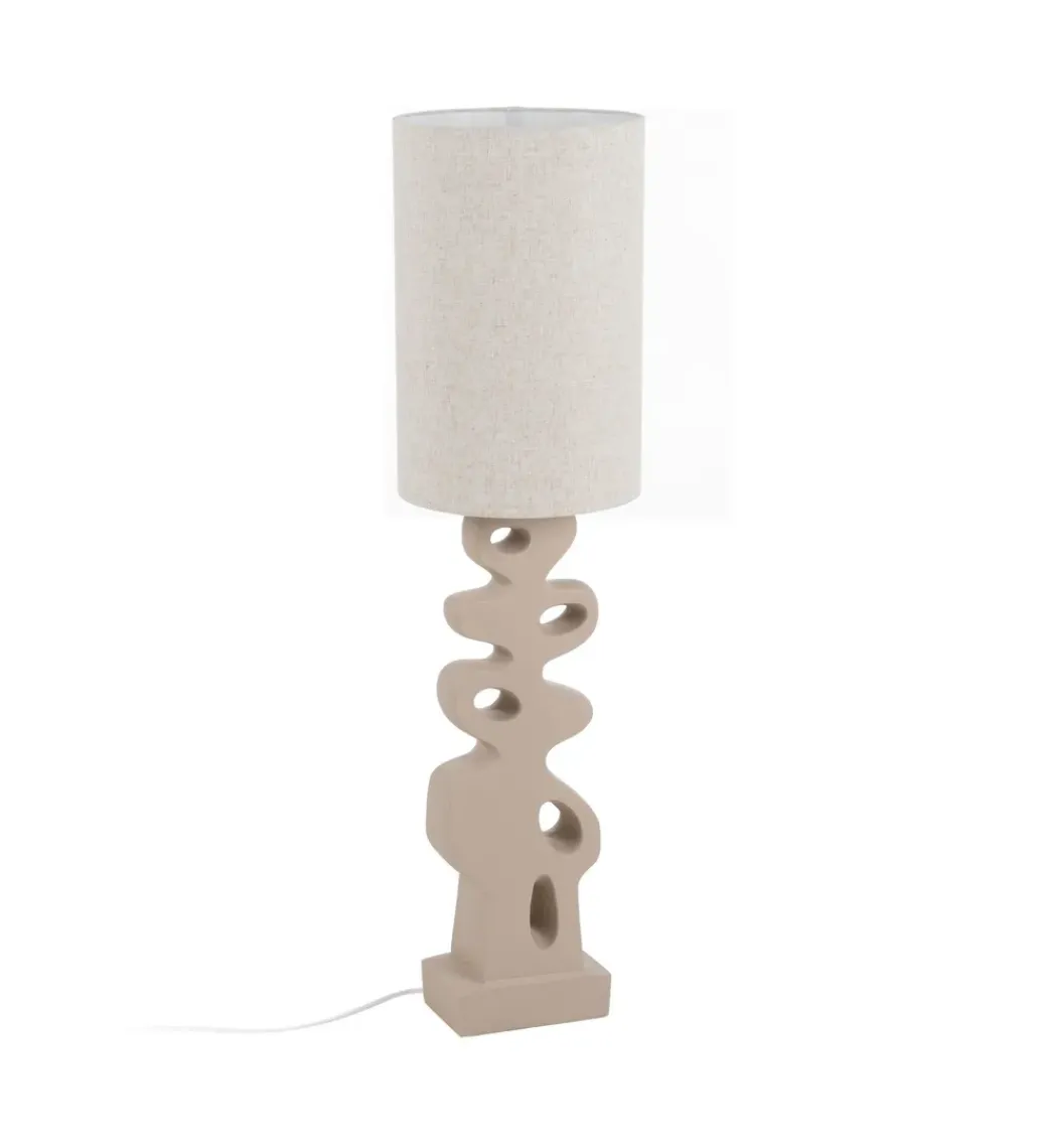 Lampa podłogowa LEKATU 127 cm kremowa*Zona-Design New
