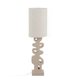 Lampa podłogowa LEKATU 127 cm kremowa*Zona-Design New