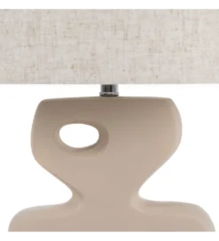 Lampa podłogowa LEKATU 127 cm kremowa*Zona-Design New