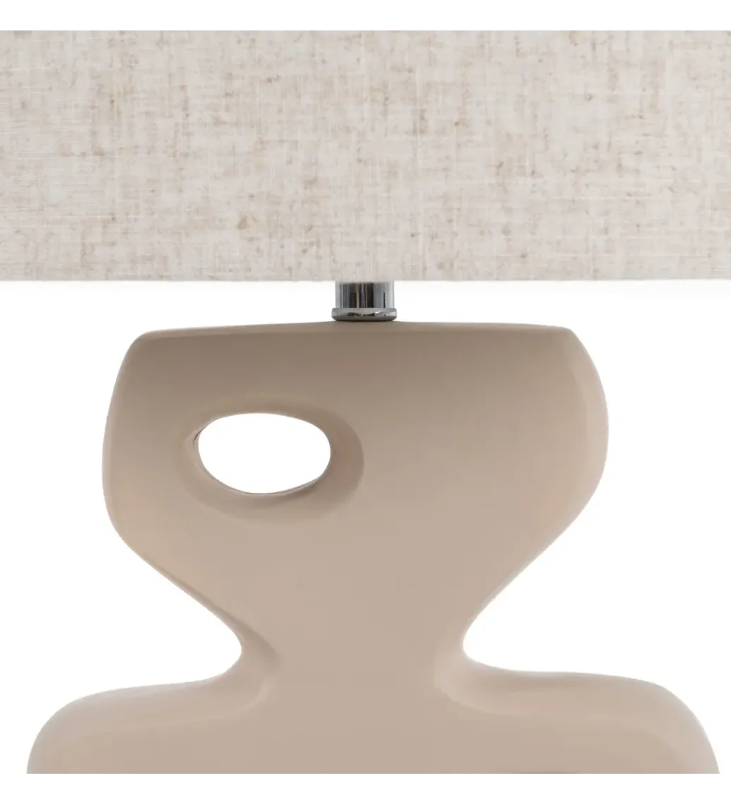 Lampa podłogowa LEKATU 127 cm kremowa*Zona-Design New