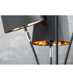 Lampa podłogowa Levels 178 cm czarno złota*Invicta Interior Clearance