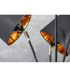 Lampa podłogowa Levels 178 cm czarno złota*Invicta Interior Clearance