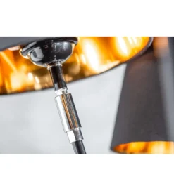 Lampa podłogowa Levels 178 cm czarno złota*Invicta Interior Clearance