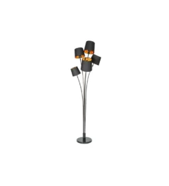 Lampa podłogowa Levels 178 cm czarno złota*Invicta Interior Clearance