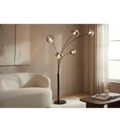 Lampa podłogowa LIQUID DIAMOND 202 cm szara*Invicta Interior Online