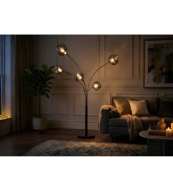 Lampa podłogowa LIQUID DIAMOND 202 cm szara*Invicta Interior Online