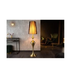 Lampa podłogowa Lucie 160 cm czarno złota*Invicta Interior Best