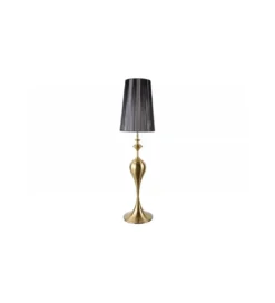 Lampa podłogowa Lucie 160 cm czarno złota*Invicta Interior Best