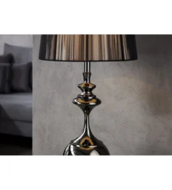 Lampa podłogowa Lucie czarna*Invicta Interior Online