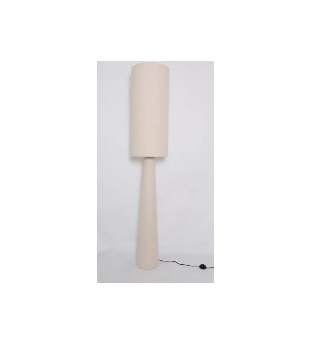 Lampa podłogowa MARLEEN 190 cm boucle beżowa*KDesign New