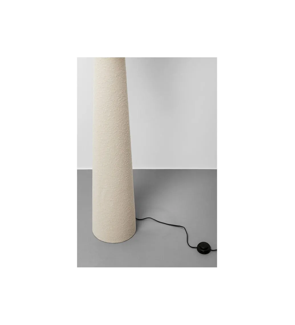 Lampa podłogowa MARLEEN 190 cm boucle beżowa*KDesign New